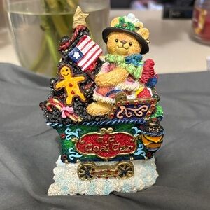 Vintage Crinkle Claus Collectible Train Coal Car 1997 Limited Edition 660201